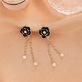 thumbnail image 1 of Pendientes brillantes con borlas creativas a la moda, colgante de perlas con Zirconia cúbica brillante, regalo maravilloso Wmkox8yi  sjalhkljlk529, 1 of 6