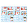 thumbnail image 2 of Etiqueta decorativa NikouMX 2 juegos de pegatinas navideñas para ventana muñeco de nieve, 2 of 8