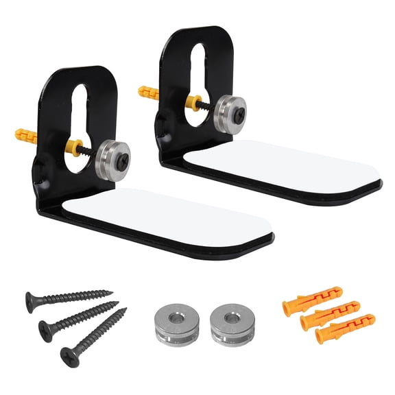 Universal Soundbar Wall Mount 3.5'' 30lbs Bracket Shelf replacement for LG, Polk Audio, Vizio, Roku, Onn Soundbar Mount Mounting Bracket Sound Bar Mount Under TV