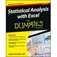 thumbnail image 1 of Pre-Owned Statistical Analysis with Excel For Dummies (Paperback) 8126543442 9781118464311, 1 of 1