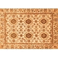 thumbnail image 1 of Ahgly Company Indoor Rectangle Abstract Orange Modern Area Rugs, 2' x 3', 1 of 4