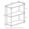 thumbnail image 5 of Furinno Multipurpose 23.6 W x 11.6 D x 29.5 H 3-Shelf Freestanding Shelving Unit, Espresso and Black, 5 of 6