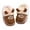 Z01-Coffee, variant on YAYUBA Funny Slippers For Toddlers,Girls And Boys Reindeer Embroidered Warm Slippers Indoor Comfortable Shoes For Toddlers And Kids,5-7 Years,Coffee