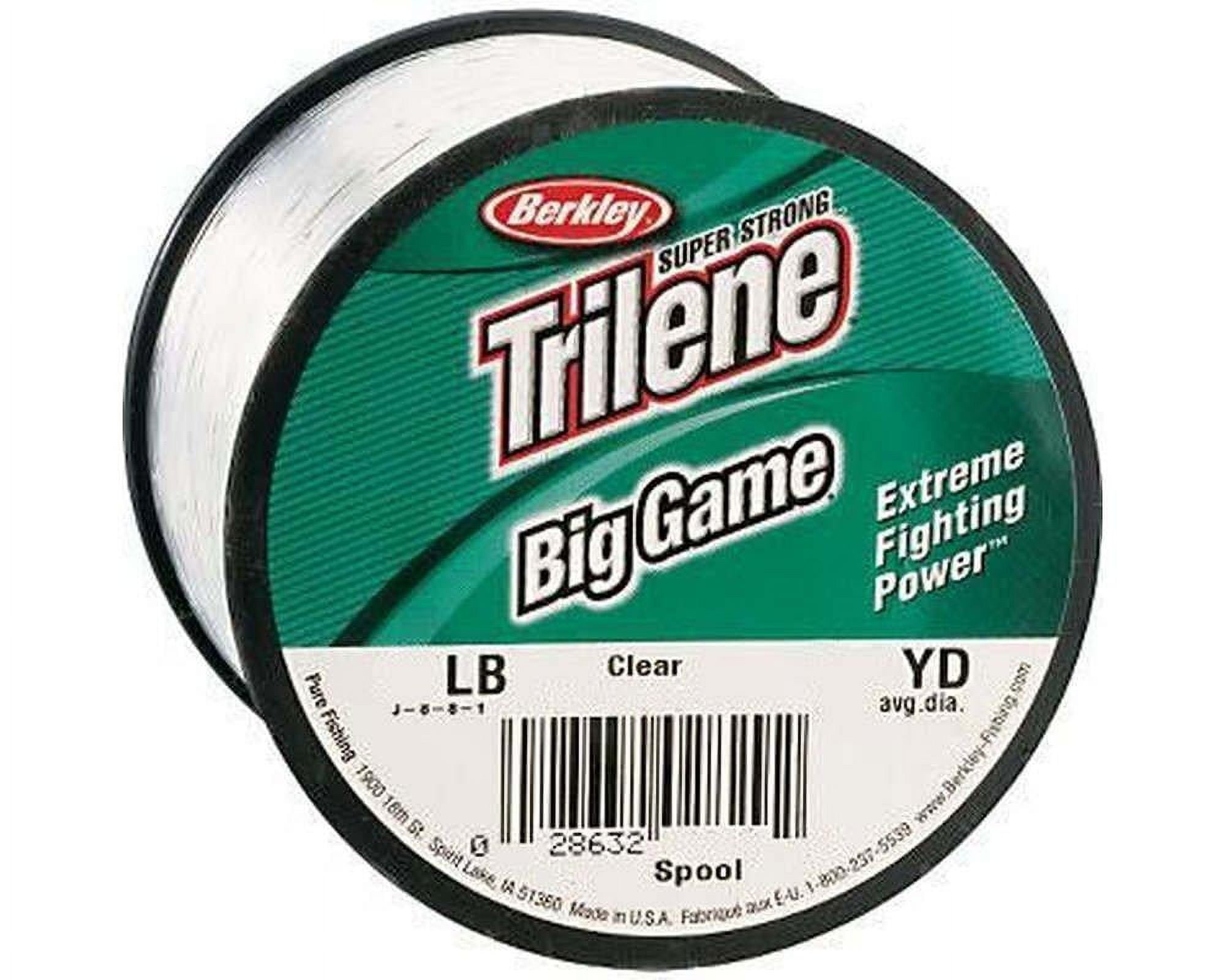 Berkley Trilene Big Game, Clear, 25lb 11.3kg Monofilament Fishing Line 