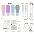 thumbnail image 2 of Capacity 90ml, 60ml leak-proof travel bottle silicone sub-bottling travel set - style:style2;, 2 of 6