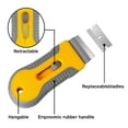thumbnail image 3 of Maoww Ceramic Scraper Stainless Steel Sticker Ceramic Scraper Stainless Steel Remover Plastic Handle Portable Glass Scraping Set with 20pcs Tools, 3 of 7