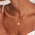 thumbnail image 4 of 14K Gold Plated Layered Necklaces for Women Trendy, Stackable Dainty Gold Plated Chain Necklace Layering Beach Cute Fashion Pendant Choker Necklaces Jewelry Set Gifts for Women, 4 of 16