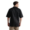 thumbnail image 3 of Chef Works Men's Volnay Chef Coat, Black Poly Cotton Chef Jacket with Thermometer Pocket, 2XL, 3 of 6