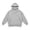 Grey, variant on Women Hoodie Soft Loose Fit Long Sleeve Wrap V Neck Front Pocket Pullover Hooded Sweatshirt Solid Color Basic Casual Tops For Fall Winter Daily Outdoor Wear