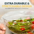 thumbnail image 4 of Clear Plastic Wrap for Food 12" X 2000ft, Bpa-Free Restaurant Plastic Wrap with Dispenser Box for Home and Commercial Food Wrap, 4 of 4