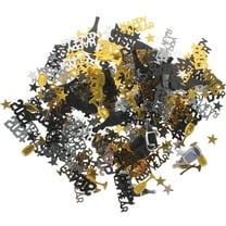 ULTNICE Decorative Confetti Confetti Decorations Black Resin 3Set for Celebration Atmosphere