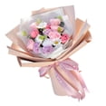 thumbnail image 2 of Luxury Soap Bouquet, Scented Simulation Rose Artificial Flowers for Teachers' Day Birthday Mother's Day Party Gift , Light Pink, 2 of 7