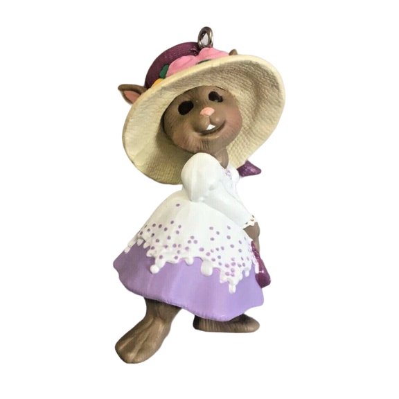 1993 Springtime Bonnets (Easter) Hallmark Keepsake Christmas Tree Ornament - QEO809-6