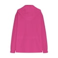 thumbnail image 5 of Wyobmus Womens Light Rain Jacket Waterproof Windbreaker Zip Up Hooded Jacket with Storage Bag Raincoats for Hiking Travel Outdoors S-XXL Hot Pink, 5 of 9