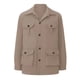 thumbnail image 3 of Ceisia Men's casual solid color hooded lapel jacket pocket long Gift sleeve outerwear, 3 of 3