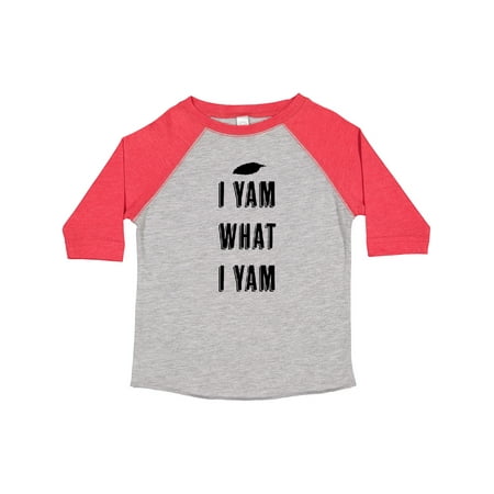 

Inktastic Thanksgiving I Yam What I Yam Funny Gift Toddler Boy or Toddler Girl T-Shirt