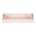 Free Shipping! Kate and Laurel Lipton Modern Pink and Silver Wood Tray ...