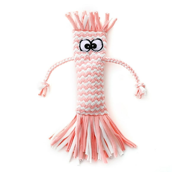 Dog Toy Cotton Interactive: Biteproof Pet Play Toy Puppy Squeaky Toy Dog Tug Toy