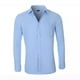 thumbnail image 3 of Camisa de hombre de talla grande de negocios clásica casual interior de color sólido camisa de hombre de manga larga de moda otoño, 3 of 5