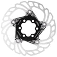 thumbnail image 2 of Disco de freno de bicicleta de montaña, rotores de refrigeración flotantes, 5 pernos, 140mm, accesorio de ciclismo, color negro, 2 of 8