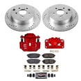 thumbnail image 2 of PowerStop Rear Z23 Evolution Sport Brake Pad and Rotor Kit with Red Powder Coated Calipers Fits: SUBARU Select Models KC6978A, 2 of 4