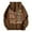 Brown, variant on Women's Casual Fashion Reading Letters Printed Hooded Jacket Long Sleeve Cozy Outerwear