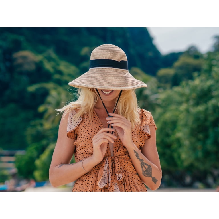 Comhats Floppy Summer Sun Beach Straw Hats Accessories for  display picture 1