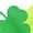 White, variant on BLVB St. Patrick's Day Four Leaf Clover Print Casual Jogger Pants for Women Loose Sweatpants Activewear with Pockets