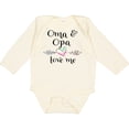 thumbnail image 3 of Inktastic Oma and Opa Love Me- Heart Grandchild Boys or Girls Long Sleeve Baby Bodysuit, 3 of 5