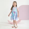 thumbnail image 6 of PEYAN Girls Dress Unicorn Mermaid Butterfly Leopard Party Sundress 2-12T, 6 of 13
