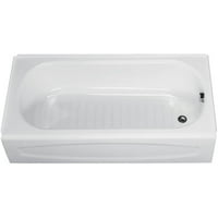 American Standard 5' Alcove Bathtub White Salem Right Hand Drain