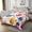 Orange Blue Pink, variant on YST Colorful Popsicle Twin Quilt Set,Cute Rainbow Popsicle Bedding Set for Kids Girls Boys Kawaii Room Decor,Watercolor Candy Dessert Bedspread Food Theme Quilts Bed Set 2Pcs