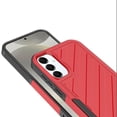 thumbnail image 2 of [PolyBag] For Samsung s25/s24 Noble lined shockproof dual layer hybrid - Red/Black, 2 of 6