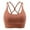 Brown, variant on Gubotare Sport Bras for Women High Support Sports Bra for Women - Plus Size High Support Workout Bra with Cooling Mesh (Black,S)