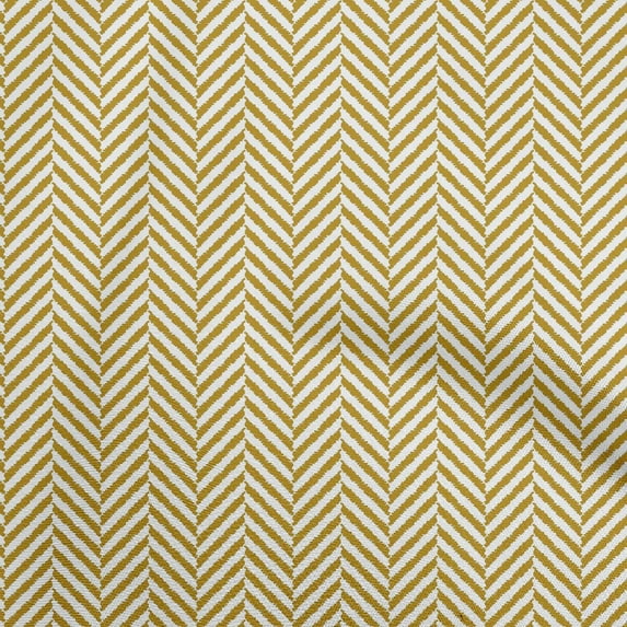 oneOone Cotton Silk Dark Mustard Fabric Check Craft Projects Decor Fabric Printed By The Yard 42 Inch Wide