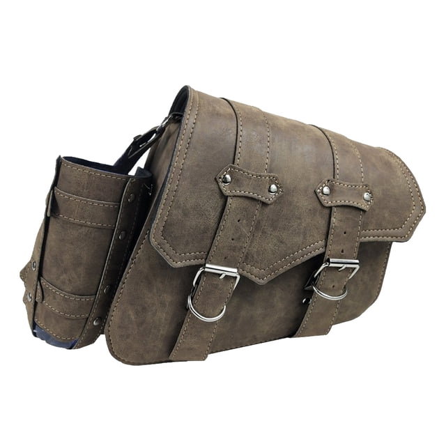 Alforja de moto Riwesomey Triangular Universal Vintage Resistente a la lluvia Tipo 2