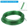 thumbnail image 2 of Uxcell Bonsai Training Wire Floral Wire Stems Anodized Aluminum Tree Wire Total Green 2.5mm x 29 m, 2 of 5