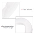 thumbnail image 4 of Uxcell 26ft L x 0.35" W x 0.6" H Self-Adhesive Seal Weather Stripping Brush White 2 Pack, 4 of 5