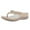 Beige, variant on Amzcrzy Women's Sandals Comfortable Soft Leather Flip Flops with Arch Support，Summer Casual Punk Style Wedge Sandals Shoes