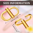 thumbnail image 2 of 12 Pieces Adjustable Metal Buckles for Chain Strap Bag, Chain Shortener for Daily Replacement and Use (Assorted Color), 2 of 7