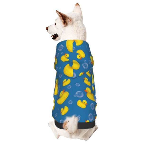 Balery Rubber Duck Sudadera con Capucha para Perros Pequeños – Ropa para Mascotas, Disfraz para Perros y Gatos, Ideal para Fiestas y Cosplay-X-Small