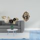 thumbnail image 2 of Arte de pared colgante,Decoración de pared de metal con colgante de hierro nórdico de lujo,Arte de pared de metal,regalo decorativo creativo moderno,Marco de fotos,Marco de fotos Decoración, 2 of 8