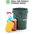 thumbnail image 4 of United Solution ECOSense 5 Gallon Bucket, Heavy Duty, Comfortable Handle, Perfect for on The Job, Home Projects, or Cleaning; Made from 90% Recycled Materials.100% Recyclable (Pack of 3), 4 of 8