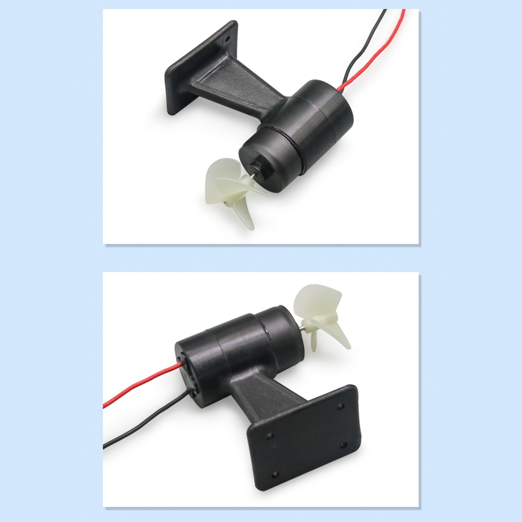Zeiwohndc 2pcs Boat Propulsion Engines Strong Plastic Material Water Toy Components