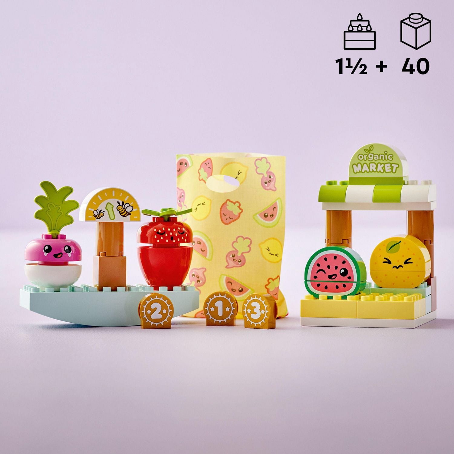 LEGO DUPLO Le marché biologique 10983 Ensemble de construction (40 pièces)