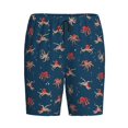 thumbnail image 6 of Daiia Octopus Sea Life Mens Woven Stretch Pajama Short,Short Pajama Pants-3X-Large, 6 of 7