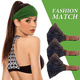 thumbnail image 4 of Diademas anchas para mujer – Tie Dye antideslizante Yoga Running Sport Head Wraps Turbantes Algodón Suave Elástico Moda Bandas para el cabello, 4 of 5