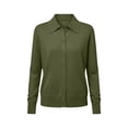 thumbnail image 6 of gbyLJF Womens Collar Button Cardigan Sweaters Lightweight Long Sleeve Knit Shirts Open Front Casual Tops, 6 of 7