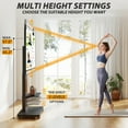 thumbnail image 6 of Universal Floor TV Stand for 32-60 Inch TVs up to 88 lbs, Modern Black TV Stand with Swivel Mount for Bedroom, 6 of 8