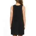thumbnail image 4 of Robe Décontractée Sans Manches à Col Rond avec Poches pour Femmes, Été 2022, 4 of 6